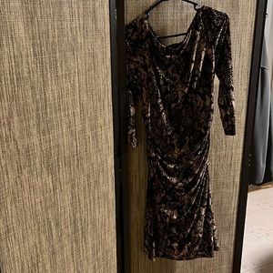 Lauren Ralph Lauren Snakeskin print dress, size 14